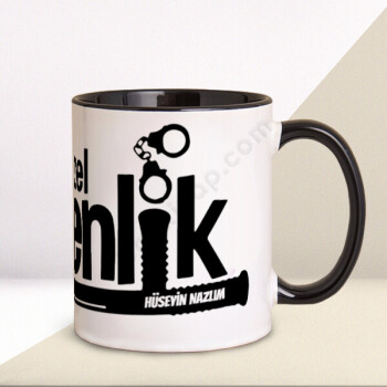 Güvenliklere Özel Baskılı Kupa Bardak online tasarla