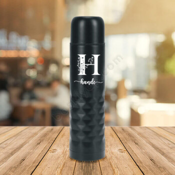 Hande İsim Baskılı Tasarımlı Termos online tasarla