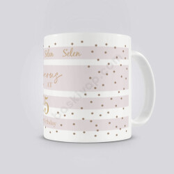 Happy Birthday Gorgeous Tasarımlı Kendin Tasarla Baskılı Kupa online tasarla