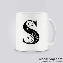 Harf Baskılı Kupa Bardak online tasarla
