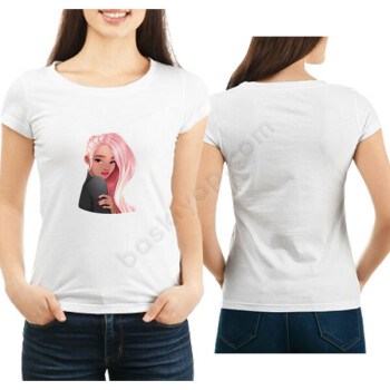 Havalı Kız Baskılı Tişört online tasarla
