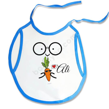 Havuç Tasarımlı Bebek Mama Önlüğü online tasarla