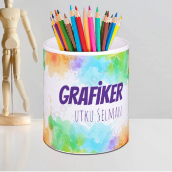 Hediye Porselen Kalemlik online tasarla