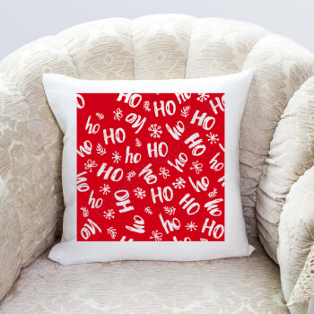 Hohoho Tasarımlı Kişiye Özel Yılbaşı Hediyesi Yastık Kılıfı online tasarla