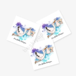 Hoş Geldin Bebeğim Sticker online tasarla