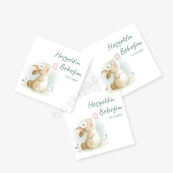 Hoşgeldin Bebeğim Sticker online tasarla