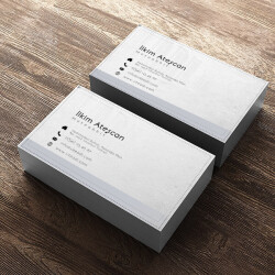 Mühendis Kartvizit Örneği online tasarla