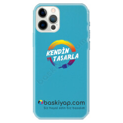 Iphone 12 Pro Max Mavi Kılıf online tasarla