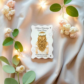 İpli Özel Kesim Bulut Gelin Tasarım Davetiye online tasarla