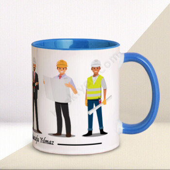 İsimli Mühendis Tasarımlı Kupa online tasarla