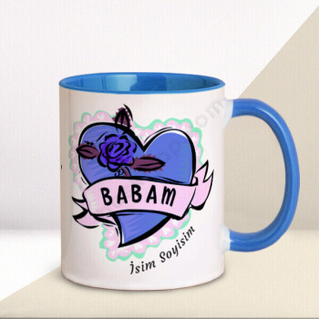 İsme Özel Babam Tasarımlı Kupa online tasarla
