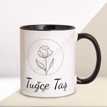 İsme Özel Siyah Kupa online tasarla