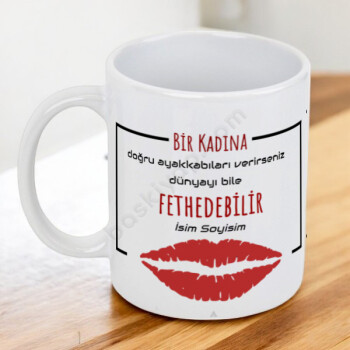 Kadın Gibi Sözler Kupası online tasarla