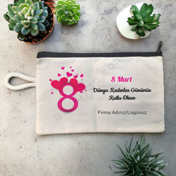 Kadınlar Günü Hediyelik Bez Kalemlik online tasarla