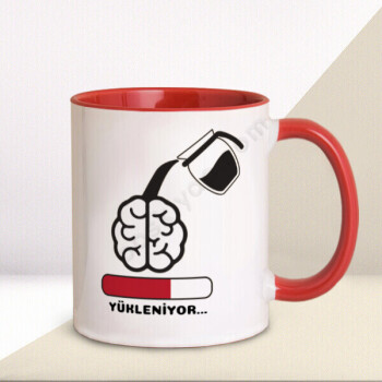 Kahve Aşkı Tasarımlı Kupa online tasarla