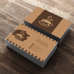 Kahve Kartvizit online tasarla