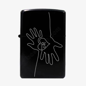 Kalp Tutan Eller Tasarımlı Çakmak online tasarla