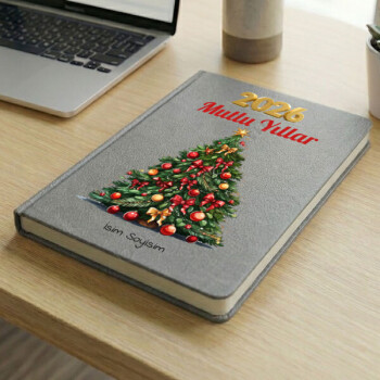 Kar Küreli Yılbaşı 2026 Ajandası online tasarla