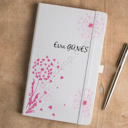 Karahindiba Tsarım Beyaz Ajanda online tasarla