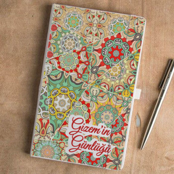 Karma Desen Beyaz Ajanda online tasarla