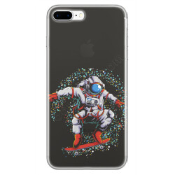 Kaykay Astronot Tasarım Baskılı İphone 7 Plus Kılıf online tasarla