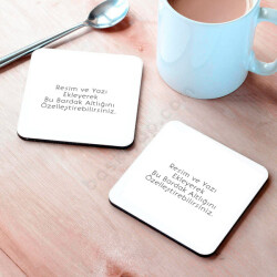 Kendin Tasarla Bardak Altlığı online tasarla