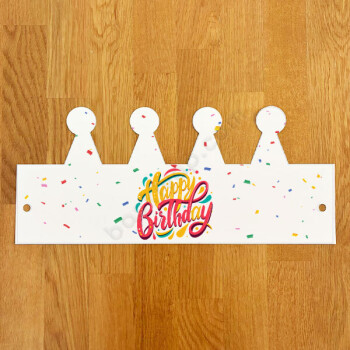 Kendin Tasarla Doğum Günü Taç online tasarla