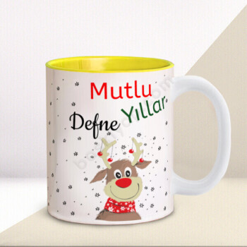 Kendin Tasarla İçi Sarı Kupa online tasarla