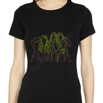 Kendin Tasarla Siyah Kadın Tişört online tasarla