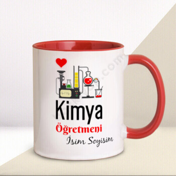 Kimya Öğretmeni Tasarımlı Kupa online tasarla