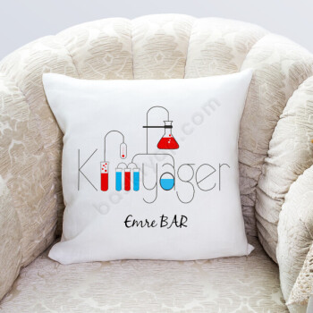 Kimyager Yastık Kılıfı online tasarla