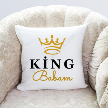 King Babam Tasarımlı Yastık online tasarla