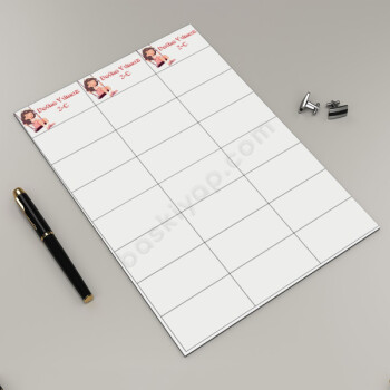 Kişiye Özel Baskılı Tanex Okul Etiket online tasarla