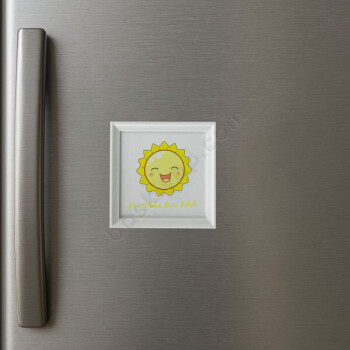 Kişiye Özel Çerçeveli Daire Magnet-2351 Kendin Tasarla | 15444 online tasarla