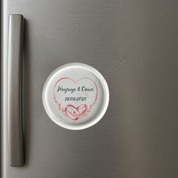 Kişiye Özel Daire Magnet Kendin Tasarla online tasarla