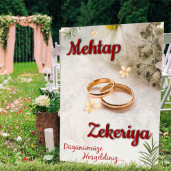 Kişiye Özel Gün Ayaklı Pano online tasarla