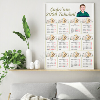 Kişiye Özel Hayvanlı 2026 Takvimi online tasarla