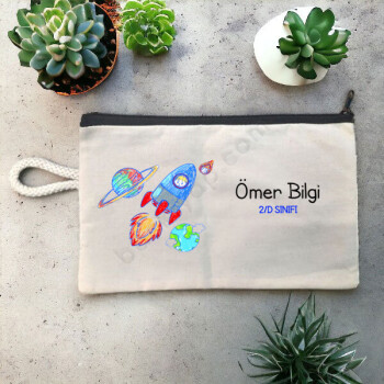 Kişiye Özel İsim Ve Sınıf Baskılı Kalemlik online tasarla