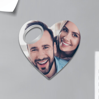 Kişiye Özel Kalp Magnet Açacak online tasarla