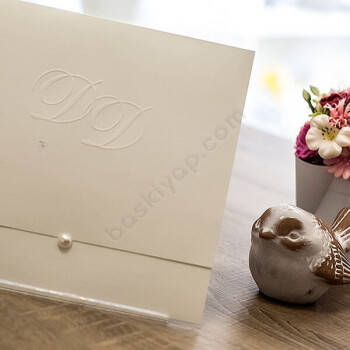 Kalpli Davetiye Kaşesi Kendin Tasarla online tasarla