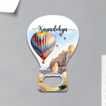 Kişiye Özel Kapadokya Tasarımlı Balon Magnet Açacak online tasarla