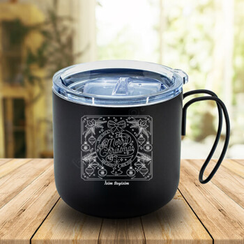 Kişiye Özel "Merry Christmas" Tasarımlı Termos Bardak online tasarla