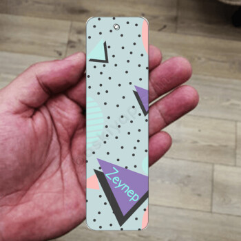 Kişiye Özel Metal Kitap Ayracı online tasarla