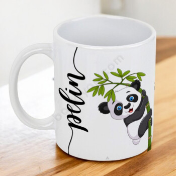 Kişiye Özel Panda Temalı Kupa Bardak online tasarla