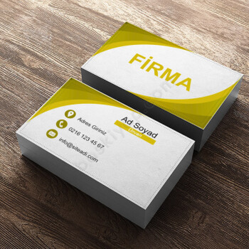 Kişiye Özel Standart Kartvizit online tasarla