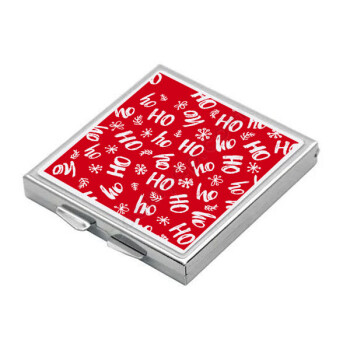 Kişiye Özel Yeni Yıl Tasarımlı Kare Makyaj Aynası online tasarla