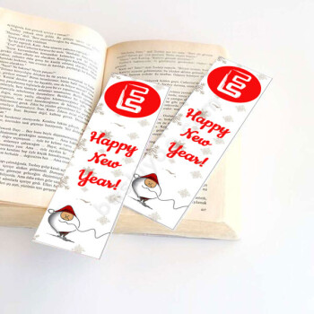 Happy New Year Tasarımlı Kitap Ayracı online tasarla