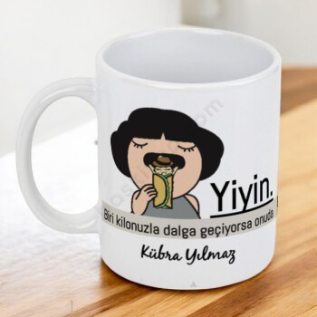 Komik Diyet Kupa Bardak online tasarla