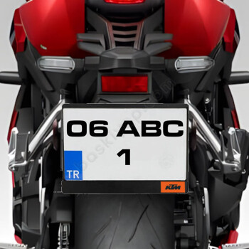 Ktm Logolu Plakalık online tasarla