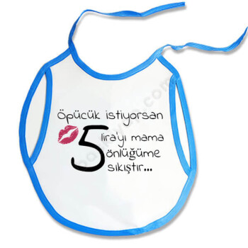 Küçük Adam Tasarımlı Erkek Mama Önlüğü online tasarla